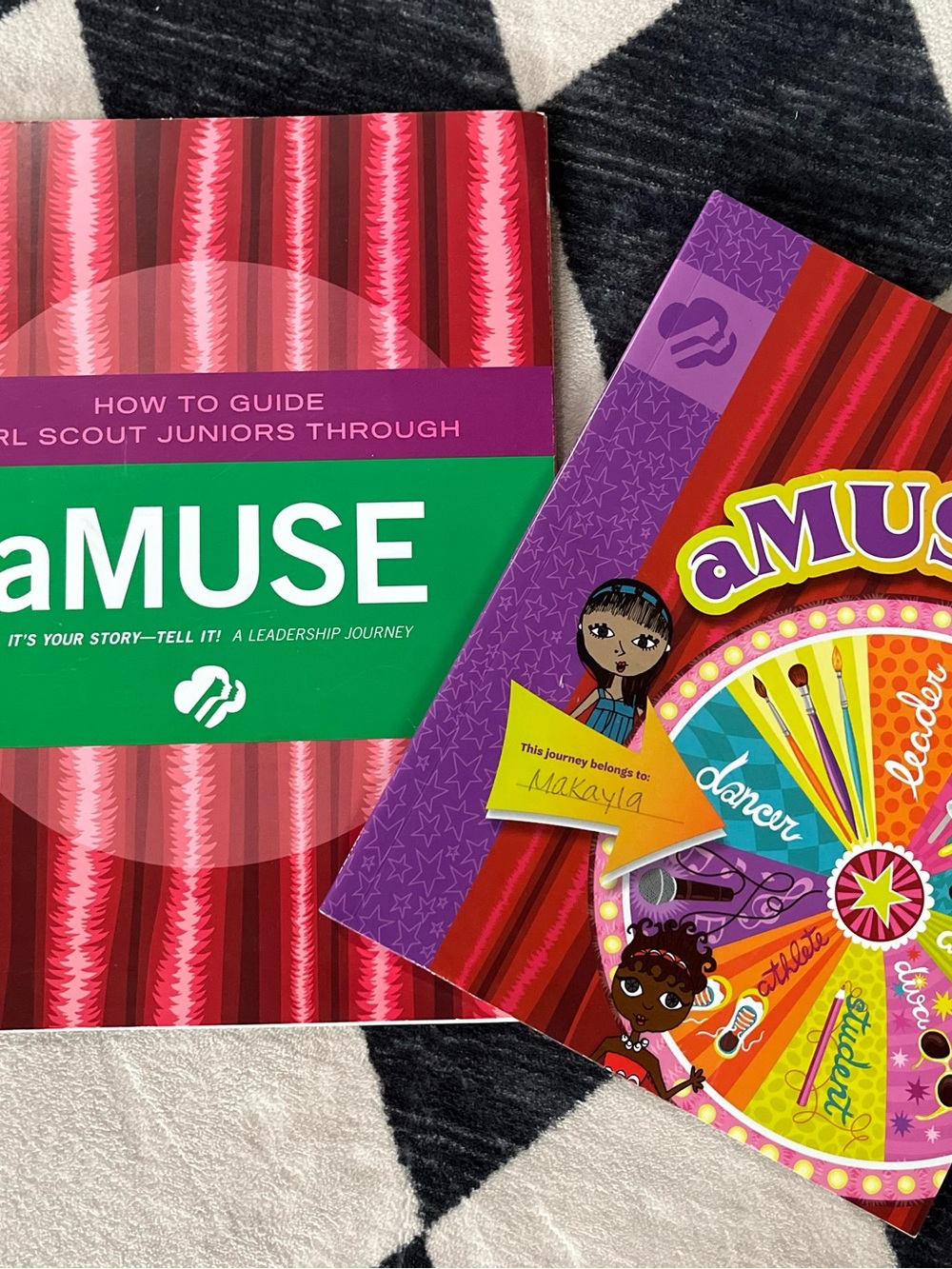 aMUSE Girl Scout Juniors Activity Book Set